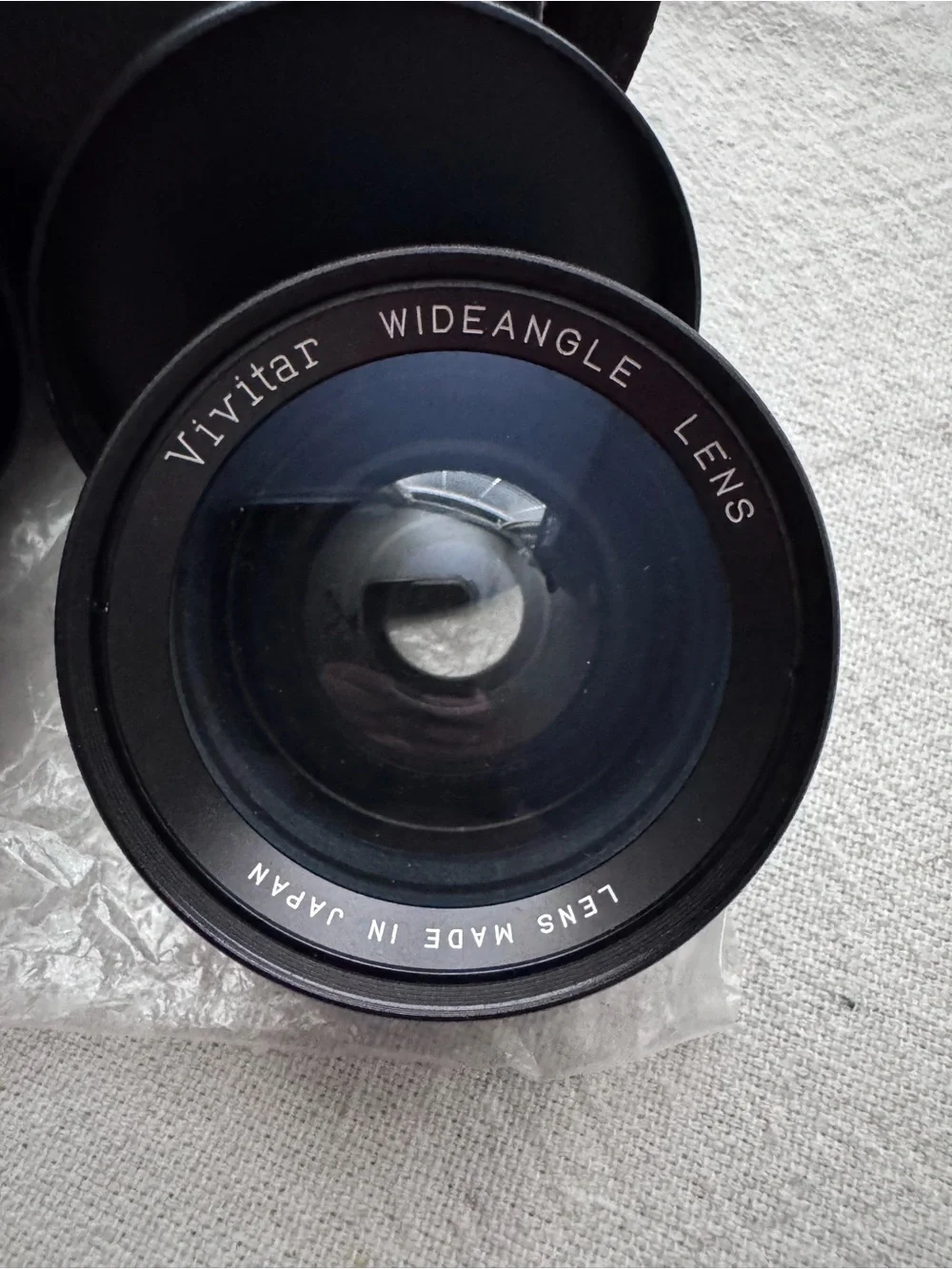 Vintage Vivitar Wide-Angle and Telephoto Auxiliary Lens Set with Case